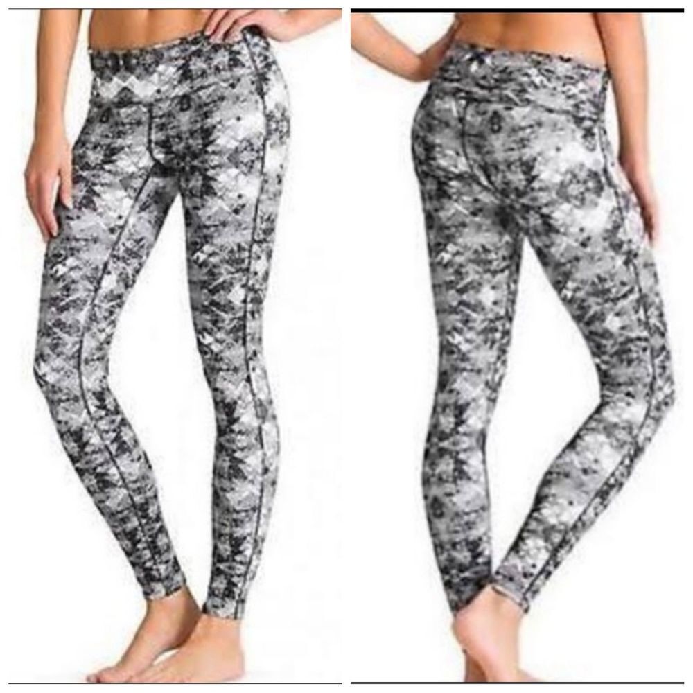 ATHLETA‎ leggings cosmic chaturanga gray tights pants XS